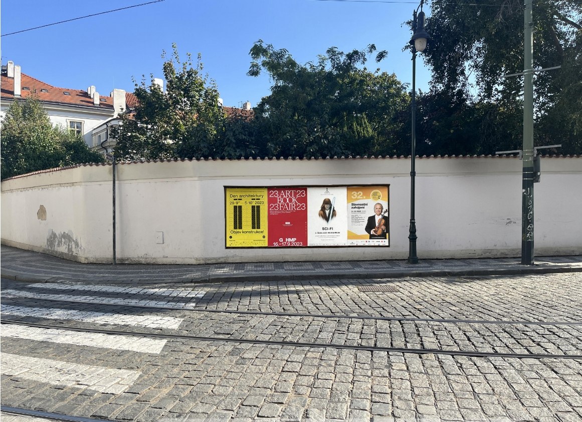 Výlepová plocha Letenská 1, Praha 1